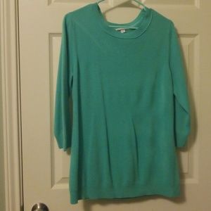 Teal blue sweater